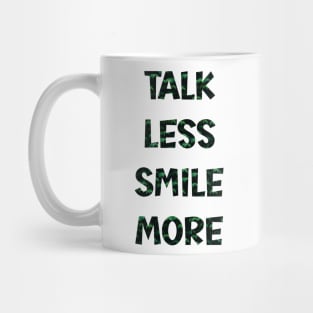 Talk Less Smile More-Hamilton Typography Mug